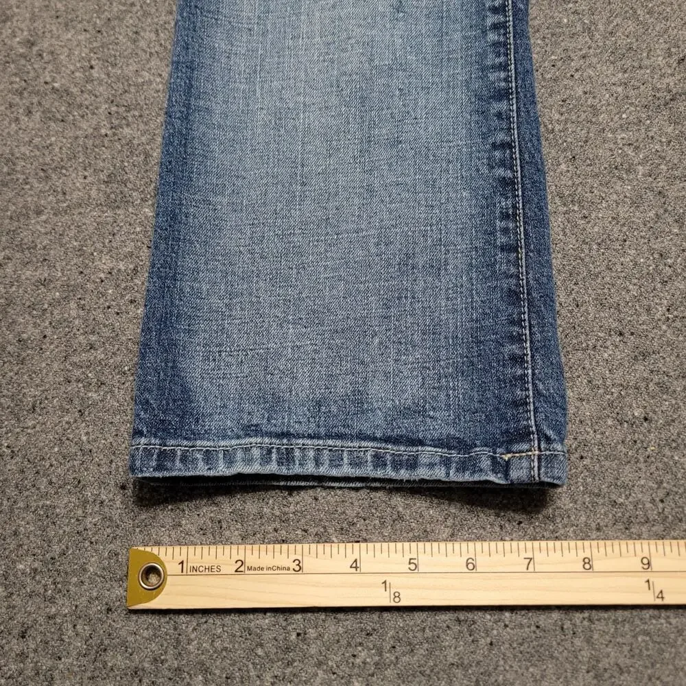 Guess Jeans Womens 27x32 Blue Malibu Bootcut Low Rise Denim Pants Stretch Casual